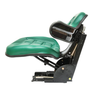 Sedile verde per trattore con tripla regolazione e ammortizzatore  U-445 e U-650