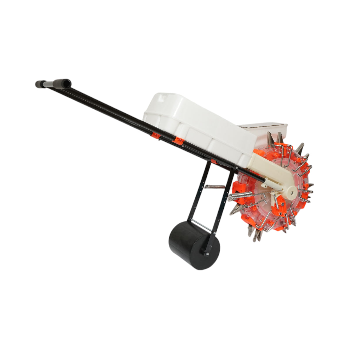 Seminatrice manuale con 7 denti, profondità di semina 8 cm, serbatoio semi 4L, contenitore fertilizzante 12L THOR