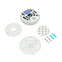 Sensore di fumo smart Wi-Fi 2.4 GHz, DC9V, compatibile con l'app Tuya Smart