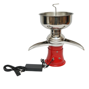 Separatore di panna dal latte o per scrematura automatica, 30W, 220V, recipiente in acciaio inox da 5L, capacità 50L/h.