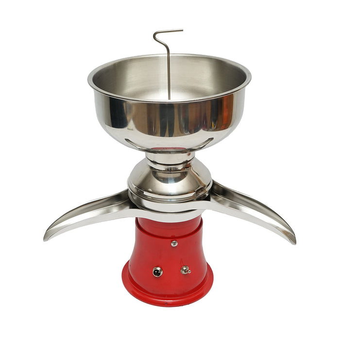 Separatore di panna dal latte o per scrematura automatica, 30W, 220V, recipiente in acciaio inox da 5L, capacità 50L/h.