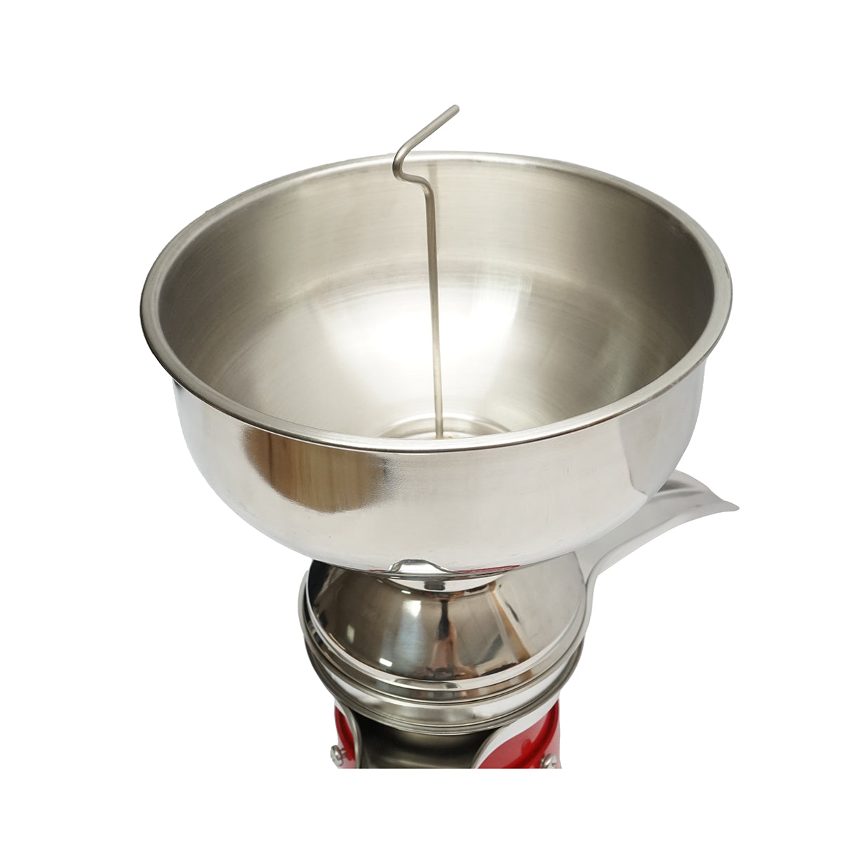 Separatore di panna dal latte o per scrematura automatica, 30W, 220V, recipiente in acciaio inox da 5L, capacità 50L/h.