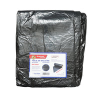 Set 10 pezzi di foglio per pacciamatura, anti-erbacce 1.5x10m, 15 microni, nero non perforato, protezione UV Breckner Germany
