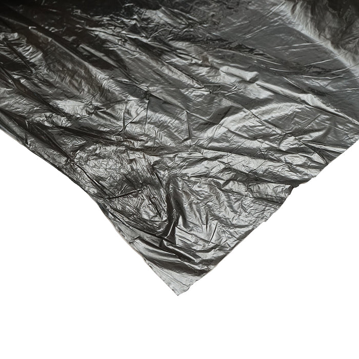 Set 10 pezzi di foglio per pacciamatura, anti-erbacce 1.5x10m, 15 microni, nero non perforato, protezione UV Breckner Germany