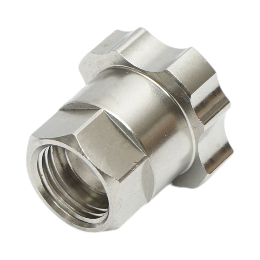 Connettore per pistola per verniciatura M14x1,5mm in acciaio inox