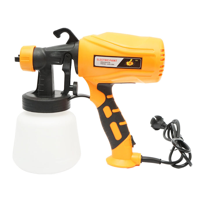 Pistola a spruzzo 550W, 220V, contenitore in plastica 0,9L