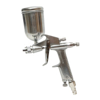 Pistola per verniciatura ad aria compressa 200 ml, ugello 0,5 mm, portata 60 ml/min, pressione max 2,5 bar F-2