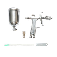 Pistola per verniciatura ad aria compressa 200 ml, ugello 0,5 mm, portata 60 ml/min, pressione max 2,5 bar F-2