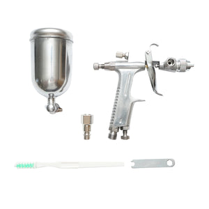Pistola per verniciatura ad aria compressa 200 ml, ugello 0,5 mm, portata 60 ml/min, pressione max 2,5 bar F-2