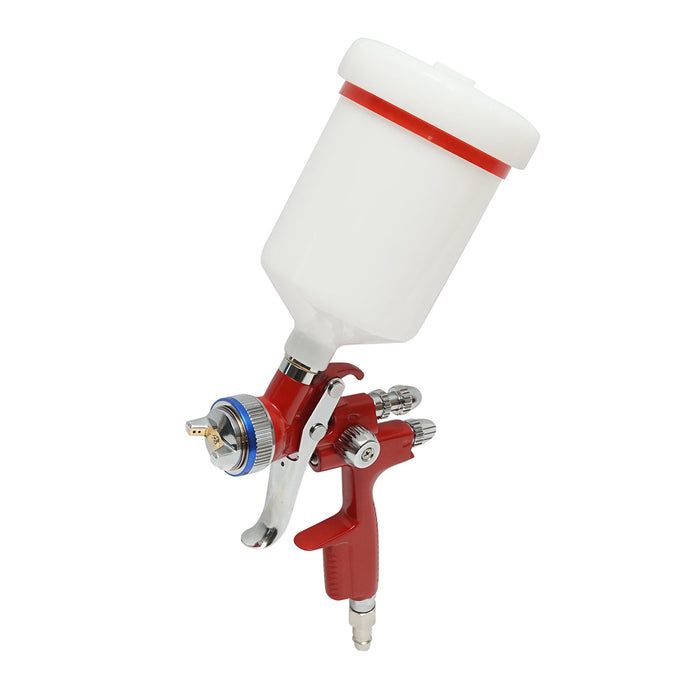 Pistola per verniciatura ad aria compressa 500 ml, ugello 1,3 mm, portata 180 ml/min, pressione max 4 bar