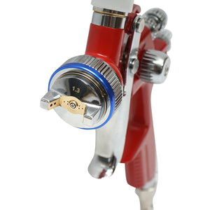 Pistola per verniciatura ad aria compressa 500 ml, ugello 1,3 mm, portata 180 ml/min, pressione max 4 bar