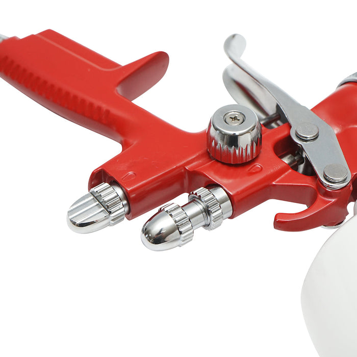 Pistola per verniciatura ad aria compressa 500 ml, ugello 1,3 mm, portata 180 ml/min, pressione max 4 bar