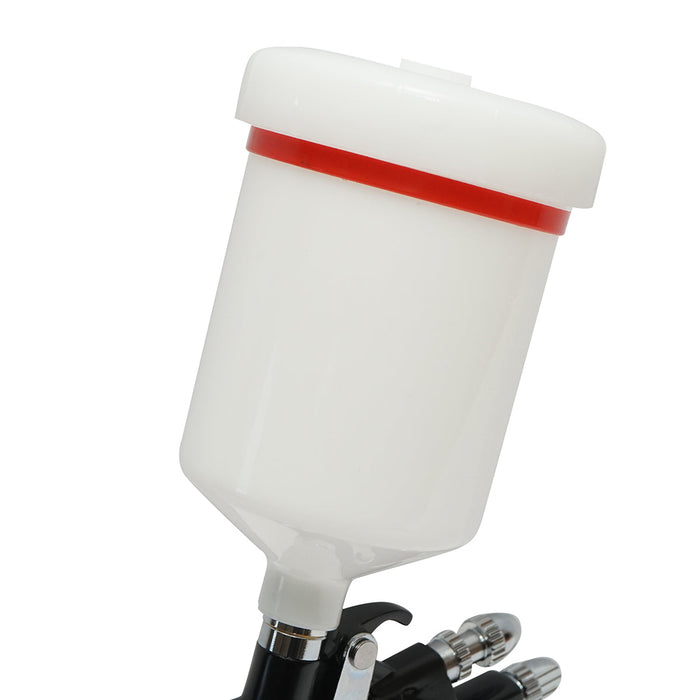 Pistola per verniciatura ad aria compressa 500 ml, ugello 1,3 mm, portata 180 ml/min, pressione max 4 bar