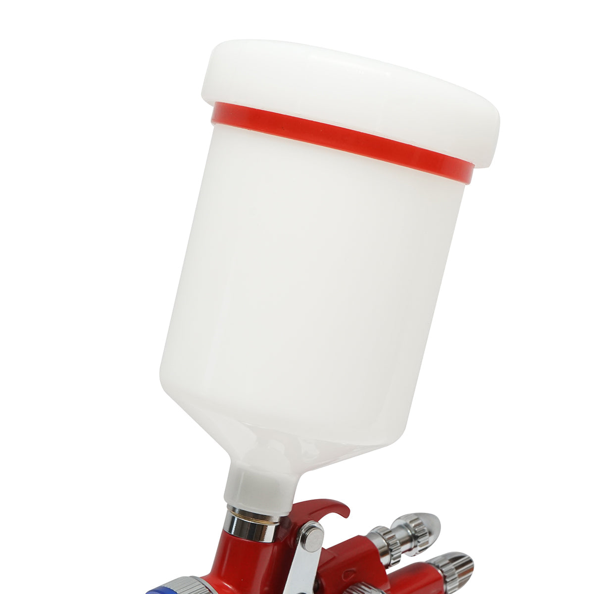 Pistola per verniciatura ad aria compressa 500 ml, ugello 2 mm, portata 300 ml/min, pressione max 4 bar