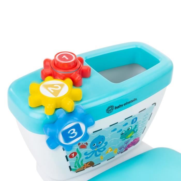 BABY EINSTEIN Riduttore vasino e WC 2 in 1, Innovativo sistema per usare il vasino, Scarico con musica