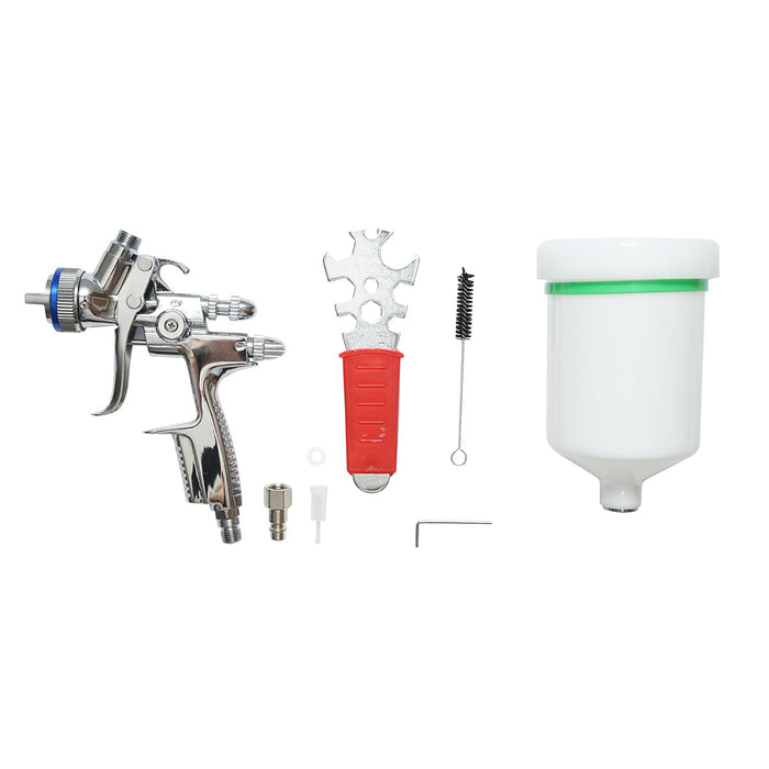 Pistola per verniciatura ad aria compressa da 500 ml, ugello 1,4 mm, portata 200 ml/min, pressione max 4 bar