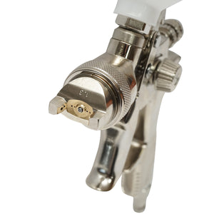 Pistola per verniciatura ad aria compressa da 600 ml, ugello 1,3 mm, portata 190 ml/min, pressione max 4 bar