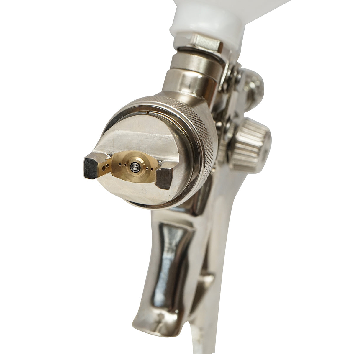 Pistola per verniciatura ad aria compressa da 600 ml, ugello 2 mm, portata 300 ml/min, pressione max 4 bar