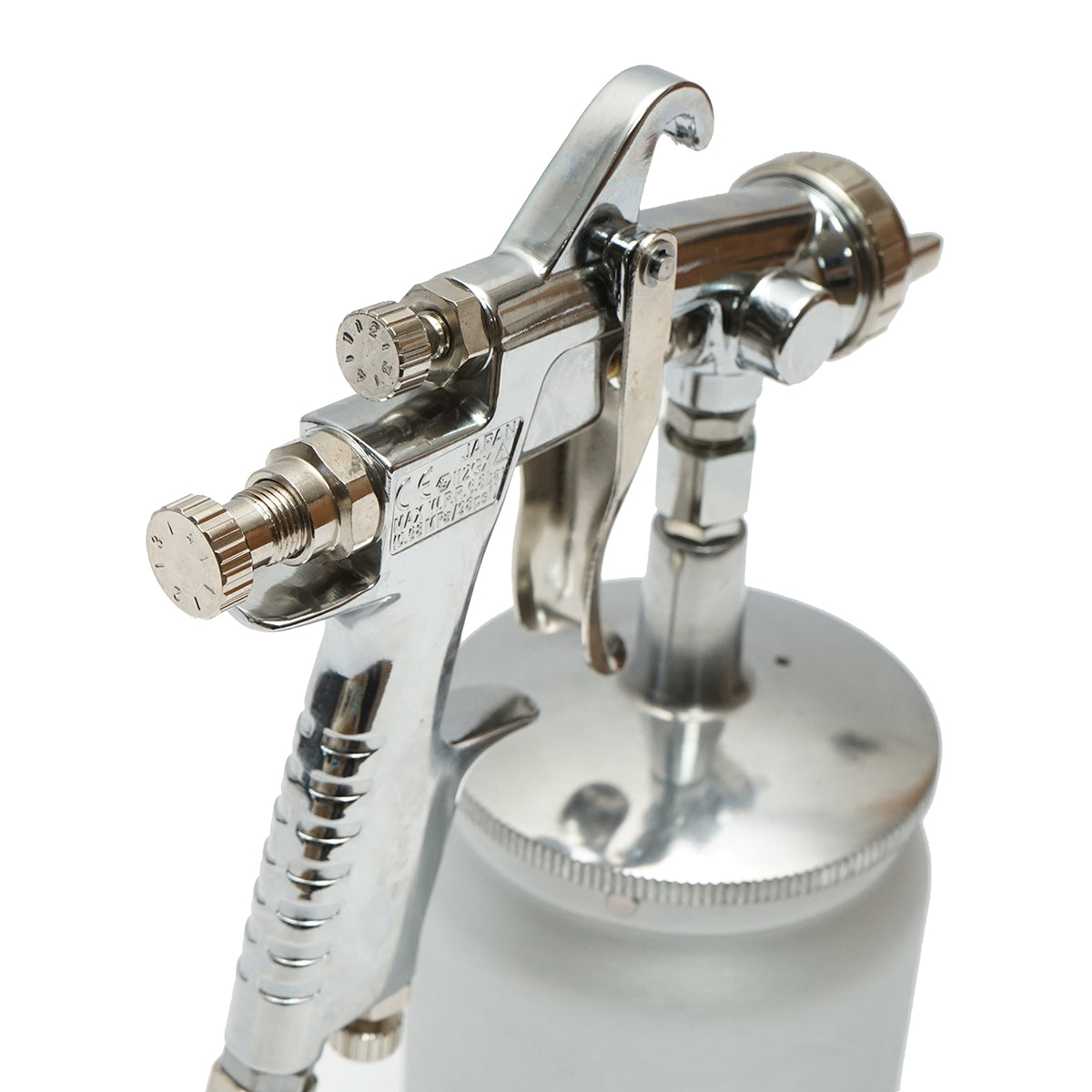 Pistola per verniciatura ad aria compressa da 600 ml, ugello HVLP da 1,3 mm, portata 190 ml/min, pressione max 5 bar