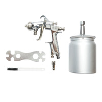 Pistola per verniciatura ad aria compressa da 600 ml, ugello HVLP da 2 mm, portata 300 ml/min, pressione max 5 bar