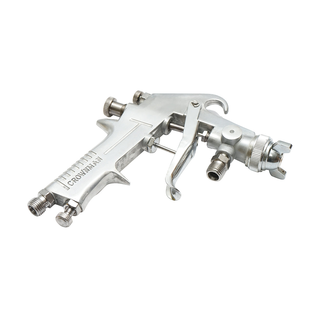 Pistola per verniciatura ad aria compressa da 750 ml, consumo aria 3,5-8 CFM, ugello 1,5 mm, pressione max 5 bar Crownman