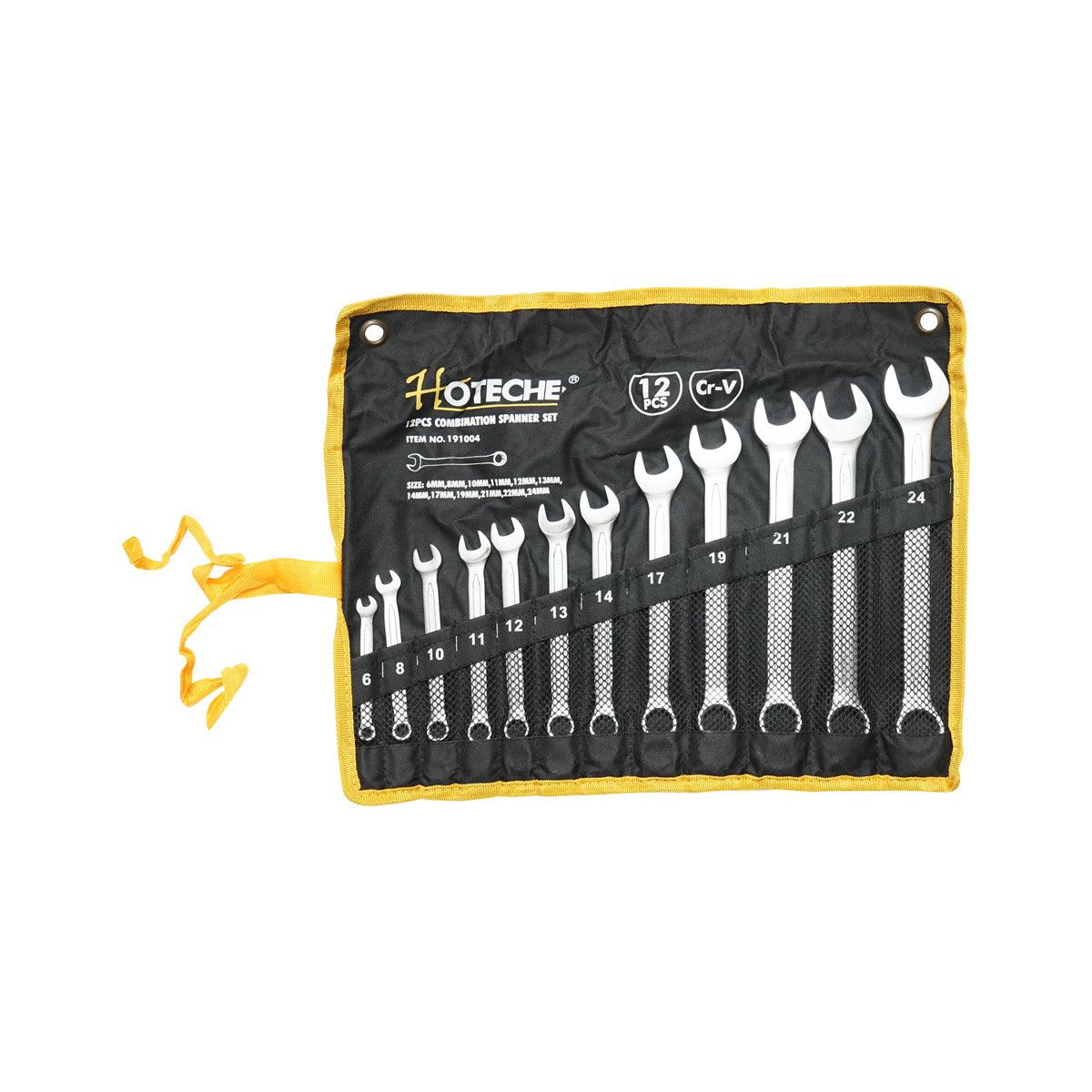 Set 12 chiavi combinate 6-24mm Hoteche