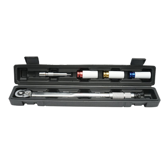 Set chiave dinamometrica 1/2 con 3 bussole da 17, 19, 21 mm coppia 40-210 Nm Breckner Germany