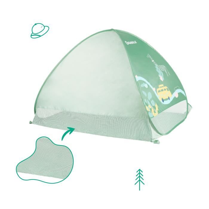 Badabulle Anti-UV Tent for Children, Pop-Up System, FPS 50+ Protection