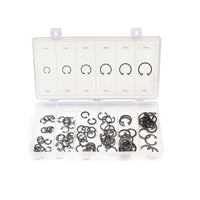 Set di 100 anelli di sicurezza interni tipo C per alberi.