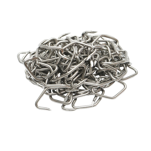 Set di 100 anelli nasali in filo di ferro per maiali, 35 mm.