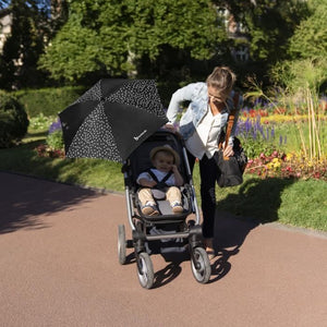 BADABULLE Ombrello Nero Anti UV 50+