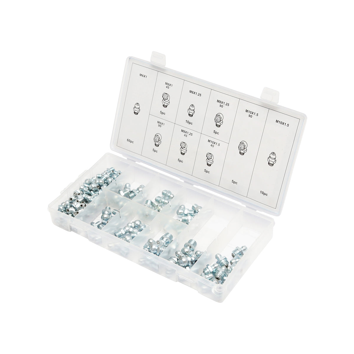 Set di 110 ingrassatori metrici