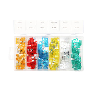 Set di 120 siguranti elettriche per auto di media dimensione