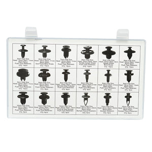 Set di 164 clip e morsetti di fissaggio per auto in plastica Breckner Germany