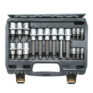 Set di 18 bussole esagonali lunghe e corte Breckner Germany