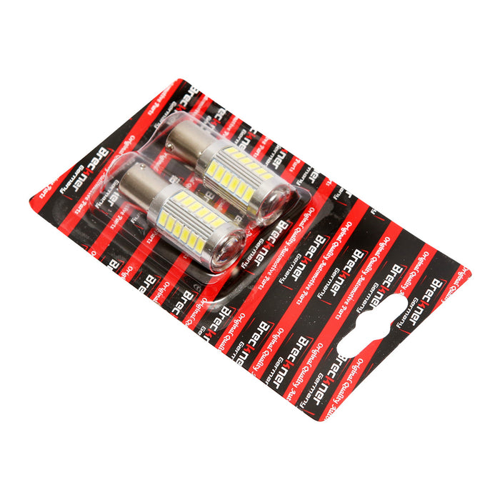 Set di 2 lampadine LED SMD 12V BAU15 0,25A luce fredda Breckner Germany