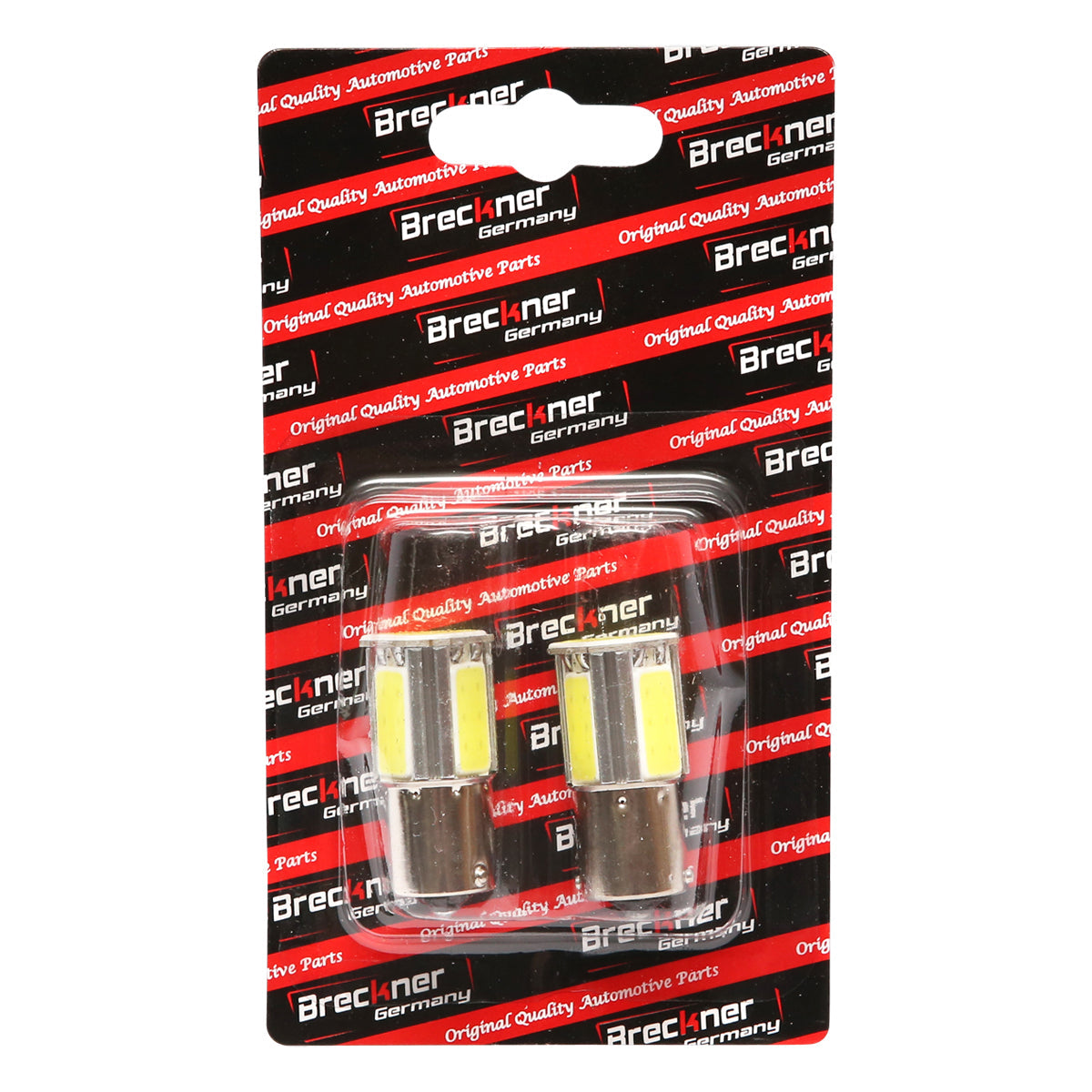 Set di 2 lampadine LED SMD 12V BAU15S 0,10A luce fredda Breckner Germany
