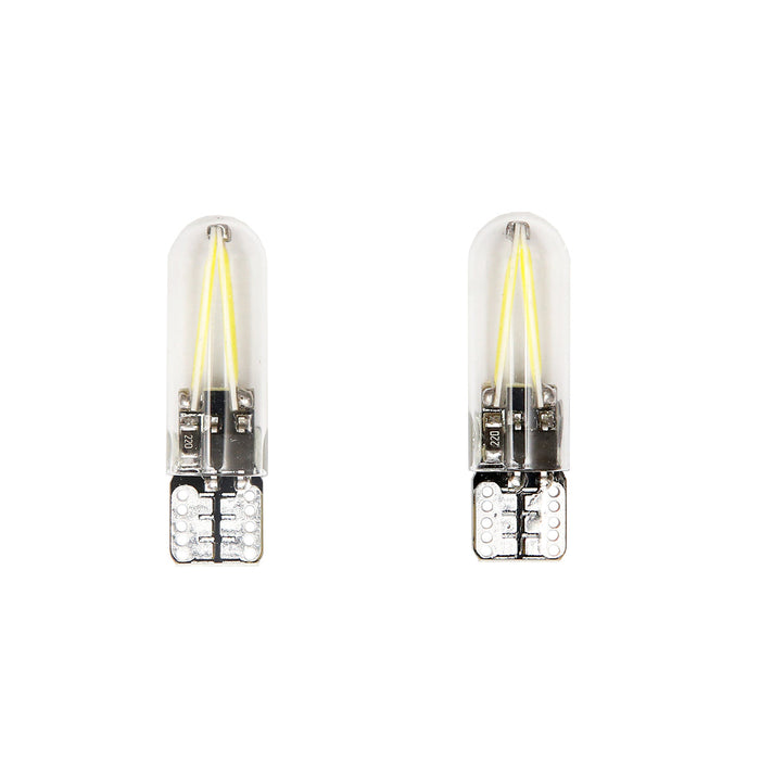 Set di 2 lampadine LED SMD 12V T10 0,04A luce fredda