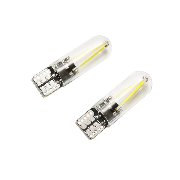 Set di 2 lampadine LED SMD 12V T10 0,04A luce fredda