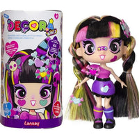 Bambola - LANSAY - 55103 - Decora Girlz - Mini bambole alla moda da personalizzare - Luna