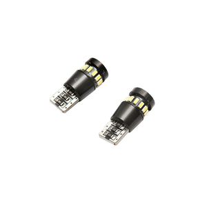 Set di 2 lampadine LED SMD 12V T10 0,12A luce calda