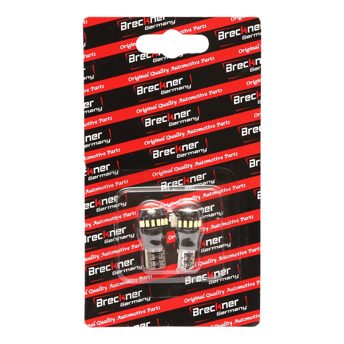 Set di 2 lampadine LED SMD 12V T10 0,12A luce calda