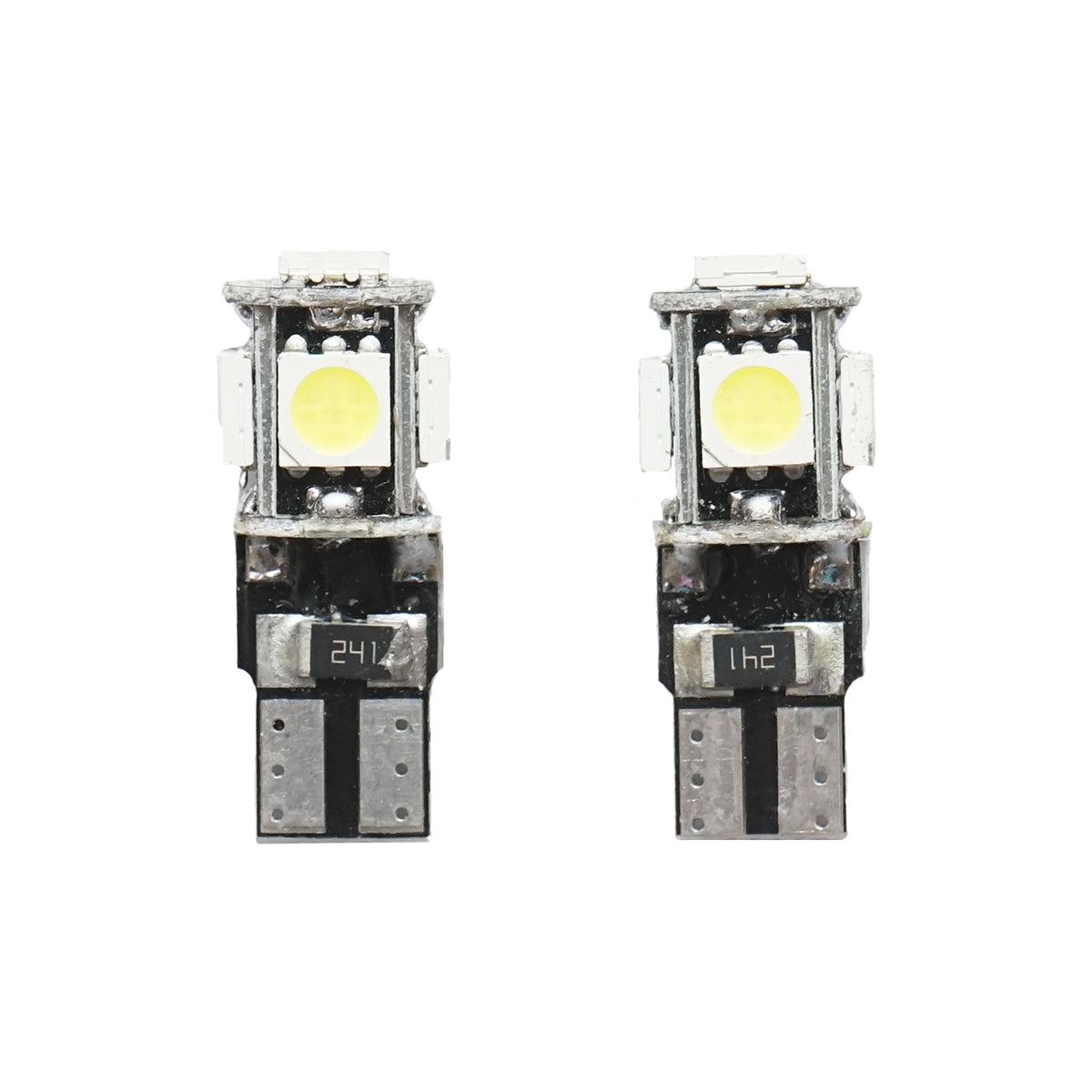 Set di 2 lampadine LED SMD 12V T10 0,16A luce fredda B