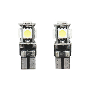 Set di 2 lampadine LED SMD 12V T10 0,16A luce fredda B