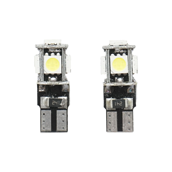 Set di 2 lampadine LED SMD 12V T10 0,16A luce fredda B