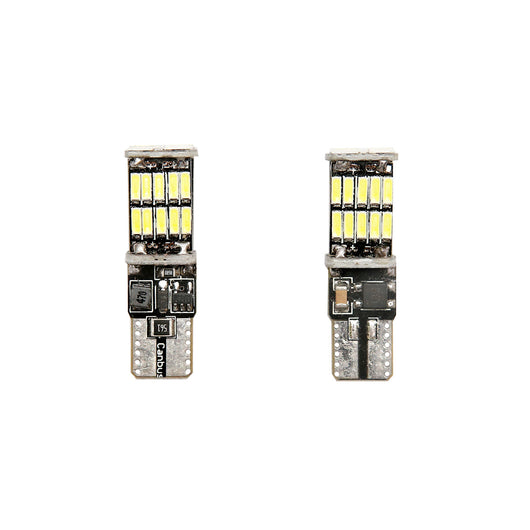 Set di 2 lampadine LED SMD 12V T10 0,2A luce fredda