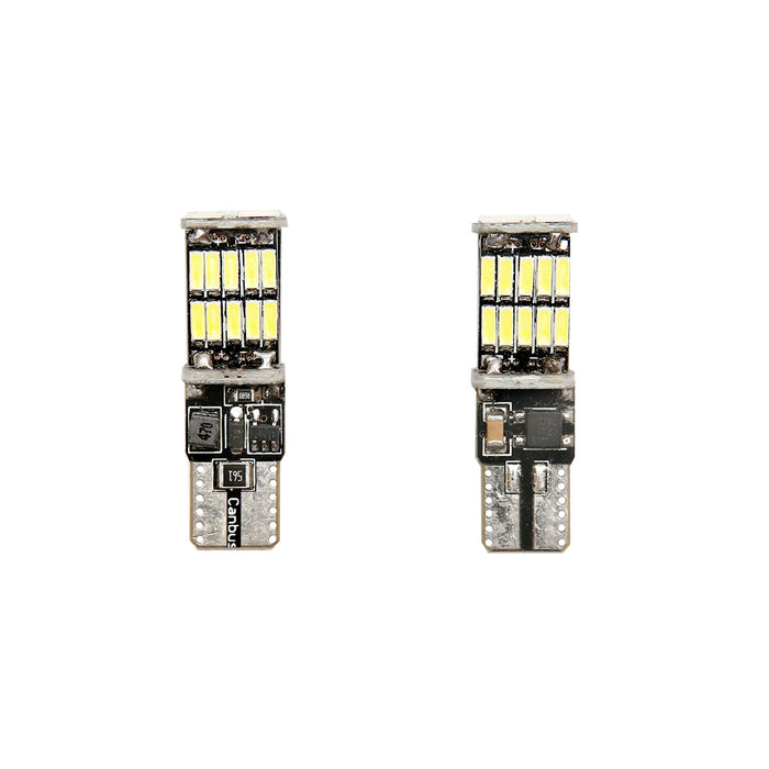 Set di 2 lampadine LED SMD 12V T10 0,2A luce fredda