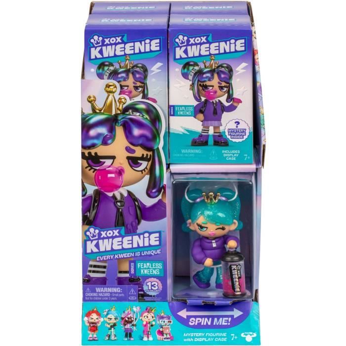 Bambola a sorpresa - XOX KWEENIE - Serie Fearless - 13 cm - 13 modelli da collezionare - Modello casuale