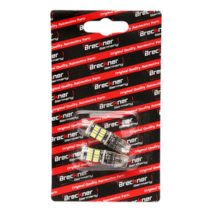 Set di 2 lampadine LED SMD 12V T10 0,2A luce fredda