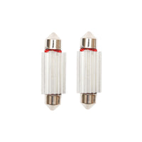 Set di 2 lampadine LED SMD SOFIT 39mm 12V 0,155A luce fredda